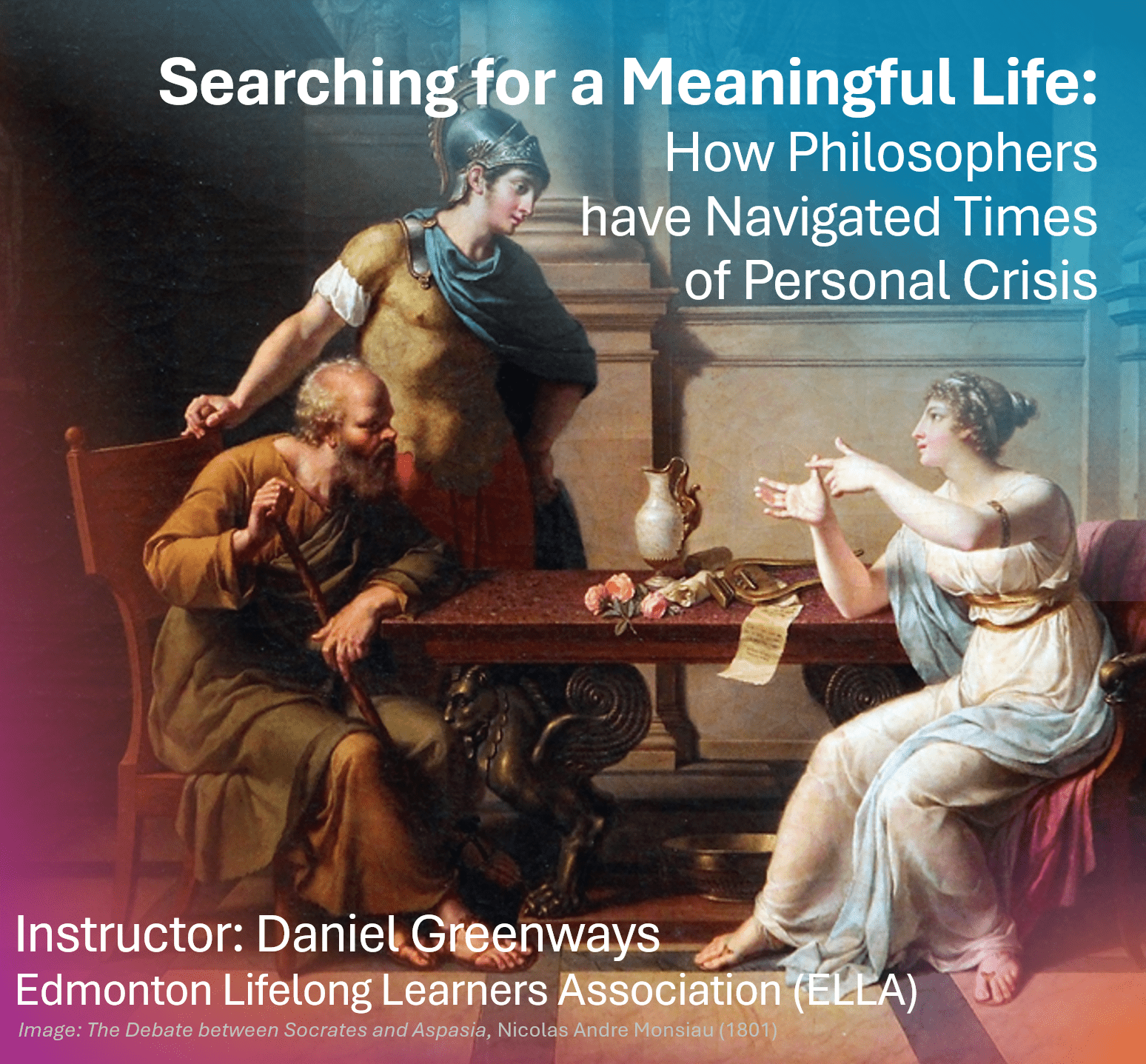 26-H103 Searching for a Meaningful Life: How Philosophers have Navigated Times of Personal Crisis - Daniel Greenways
